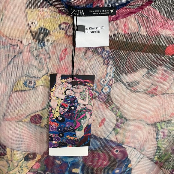 Zara Tops Zara Gustav Klimt Limited Edition Bodysuit Poshmark